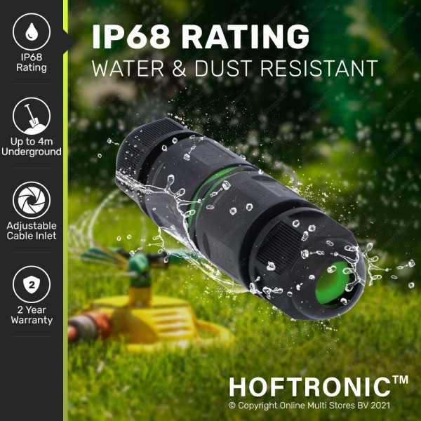 Hoftronic 10x kabelverbinder ip68 waterdicht geree 1