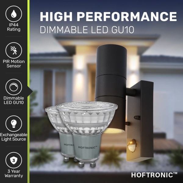 Hoftronic 3x blenda wandlamp 2700k warm wit bewegi 4