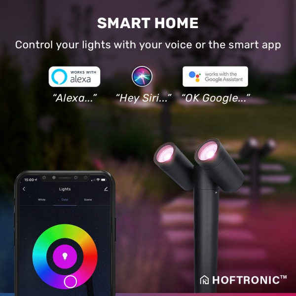 Hoftronic aspen double smart wifi bluetooth led so 16