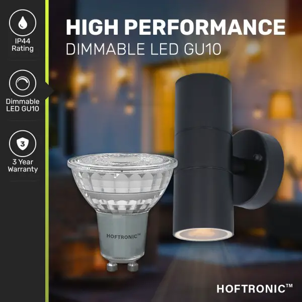 Hoftronic blenda dimbare led wandlamp 2700k warm w 5