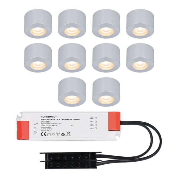 Hoftronic complete set 10x3w niet dimbare led in o