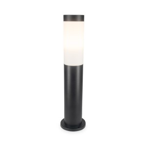 HOFTRONIC Dally LED Sokkellamp Zwart S – E27 fitting – IP44 Waterdicht – 45 cm – tuinverlichting – padverlichting