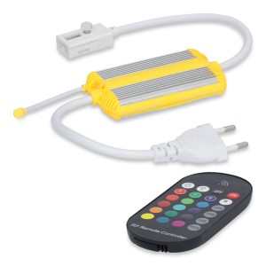 HOFTRONIC Dimmer LED strip RGB – Plug & Play – incl. RF afstandsbediening – Flex60 & Flex120 Series