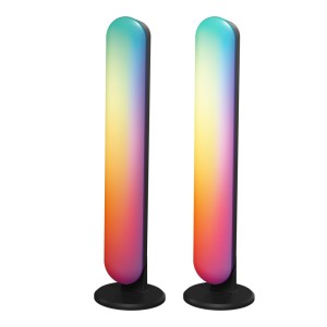 HOFTRONIC Double Radiance – LED Bar – RGB Flow Color lichtbalken Tafellamp – Google Assistant & Amazon Alexa – WiFi + Bluetooth – Music Sync – Color Ambiance – incl. Afstandsbediening – 2 jaar garantie