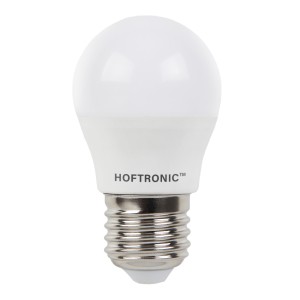 HOFTRONIC E27 LED Lamp – 2,9 Watt 250 lumen – 6500K daglicht wit licht – Grote fitting – Vervangt 35 Watt – G45 vorm