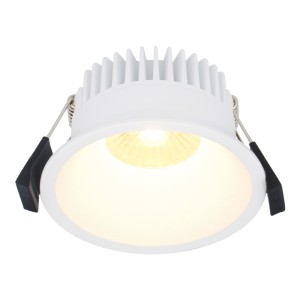 HOFTRONIC Finn Dimbare LED inbouwspot – 10 Watt – Plafondspot – 2700K warm wit – 900 Lumen – Binnen & buiten – Verzonken spot – Wit