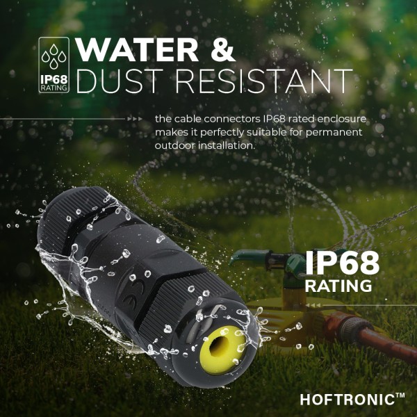 Hoftronic kabelverbinder ip68 waterdicht 1