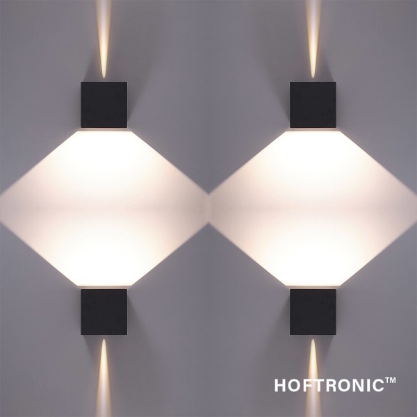 Hoftronic kansas led wandlamp xl 20 watt 3000k war 3