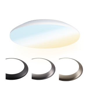 HOFTRONIC LED Bulkhead 30 cm – Plafondlamp – 18W 2100 Lumen – CCT lichtkleur instelbaar – IK10 – Wit – IP65 Waterdicht