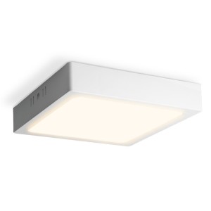 HOFTRONIC LED downlight – Square surface – 12W – 1160 lm – 2700K Warm wit – IP20 – opbouw