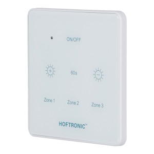 HOFTRONIC LED Touch Dimmer 2.4GHz voor veranda verlichting – Wireless connect – IP20 voor binnen – Montage zonder schroeven – Incl. batterijen