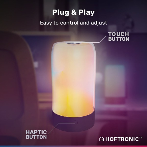 Hoftronic loki smart led tafellamp rgb wifi blueto 8