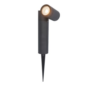 HOFTRONIC Pinero dimbare LED prikspot – GU10 – Kantelbaar – Tuinspot – Pinspot – IP65 voor buiten – Zwart