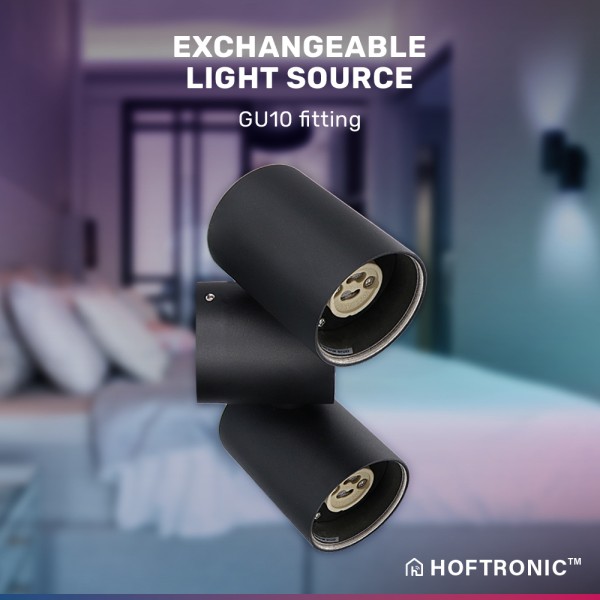 Hoftronic silva smart wandlamp wandspot kantelbaar 6