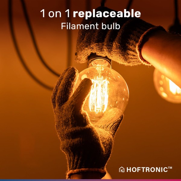 Hoftronic smart 3x smart e27 led filament lamp a60 2