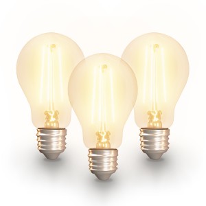 HOFTRONIC SMART 3x Smart E27 LED filament lamp – A60 – Wifi & Bluetooth – 806lm – 7 Watt – Warm wit tot koud wit
