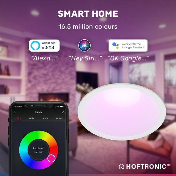Hoftronic smart finn smart led inbouwspot 10 watt 3