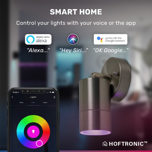Hoftronic smart lago kantelbare wandlamp smart ip4 3