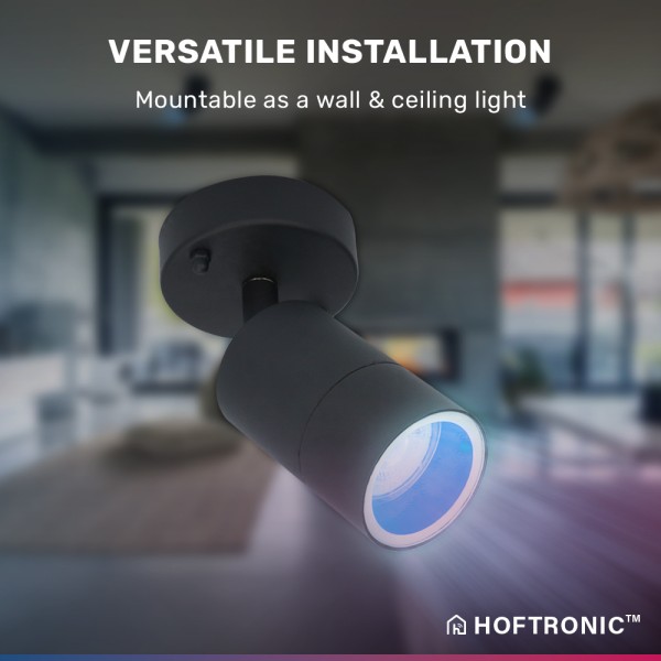Hoftronic smart set van 2 lago kantelbare wandlamp 5