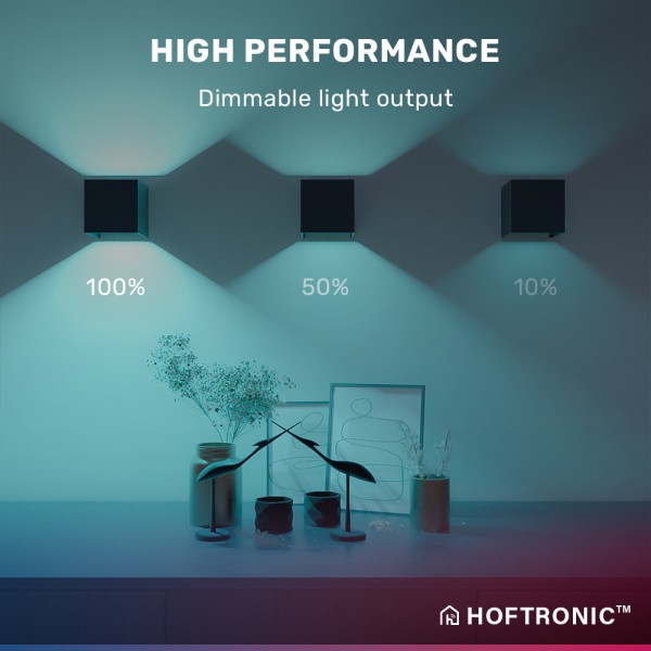Hoftronic smart smart wifi bluetooth led wandlamp 3