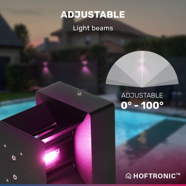 Hoftronic smart smart wifi bluetooth led wandlamp 5