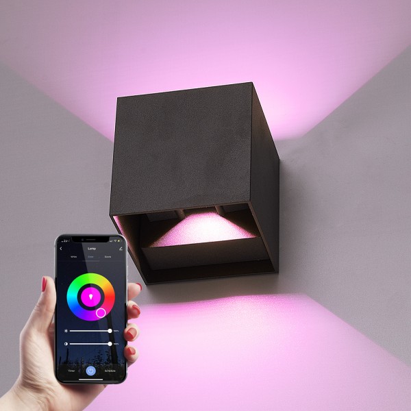 Hoftronic smart smart wifi bluetooth led wandlamp