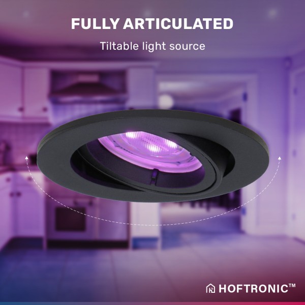 Hoftronic smart smart wifi led inbouwspot oslo dim 4