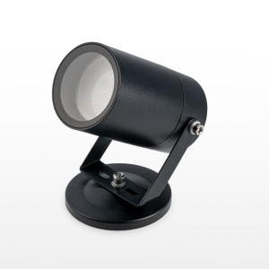 HOFTRONIC Spikey LED Wandlamp – Wandspot – Vlonderspot – Zwart – IP65 – GU10 fitting – voor binnen en buiten