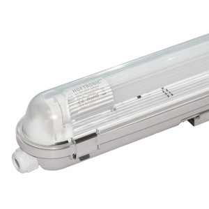 HOFTRONIC TL Lampen – LED TL armatuur – 120cm – Incl. flikkervrije 18W TL buis – 6000K koud wit licht – IP65 waterdicht – Koppelbaar – TL Verlichting