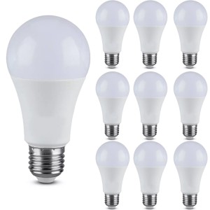 V-TAC 10x E27 LED lamp – 9.5 Watt – 4000K – Vervangt 100 Watt – A60 – 160lm/w High Lumen