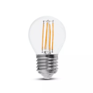 V-TAC E27 filament lamp – G45 – 2700K – 6 Watt – 2 jaar garantie