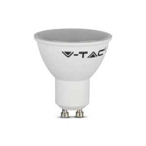 V-TAC GU10 LED lamp – 4.5 Watt – 400 Lumen – 6500K Daglicht wit – Vervangt 35 Watt Halogeen lamp – 100 stralingshoek – GU10 fitting