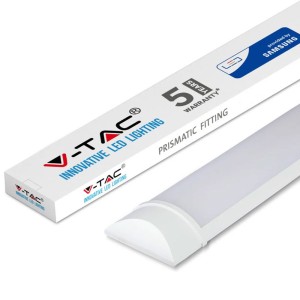 V-TAC LED Batten – 120 cm – 40W – 6500K – 4800lm (120lm/W) – Flikkervrij – Samsung LED chips – 5 jaar garantie incl. montageklemmen & quick connector