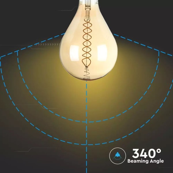 V tac led filament lamp xxl bainet 8 watt e27 2000 6