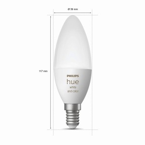 6x Philips Hue kaars White&Color Amb. E14 5,3W