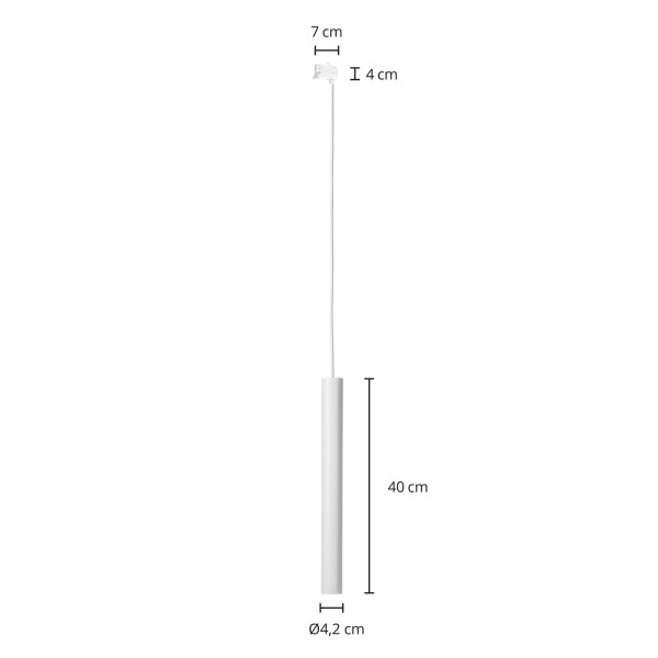 Arcchio ejona track hanglamp wit e27 440cm 2