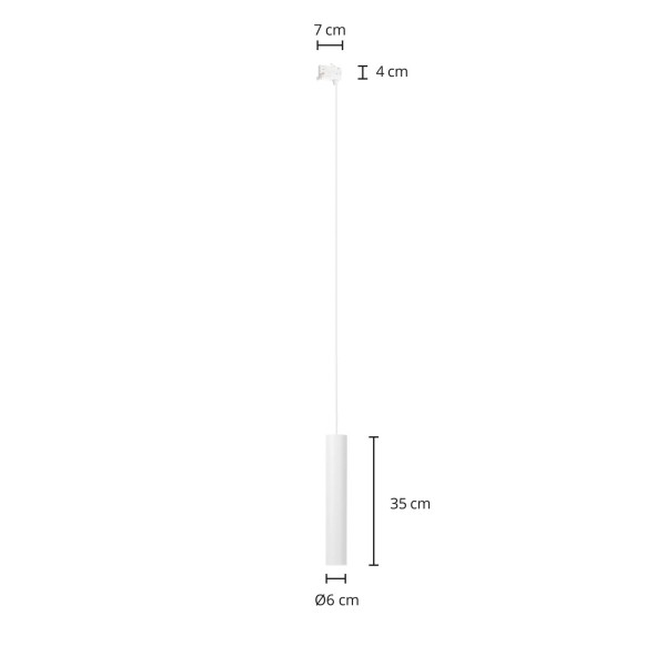 Arcchio ejona track hanglamp wit gu10 635cm 2
