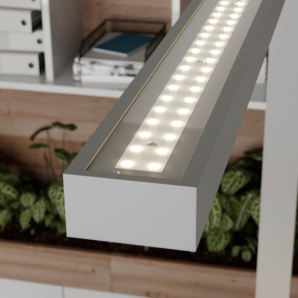 Arcchio jolinda led kantoor klemlamp licht zilver 3