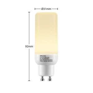 Arcchio LED buislamp GU10 4,5W 3.000K 2 per set