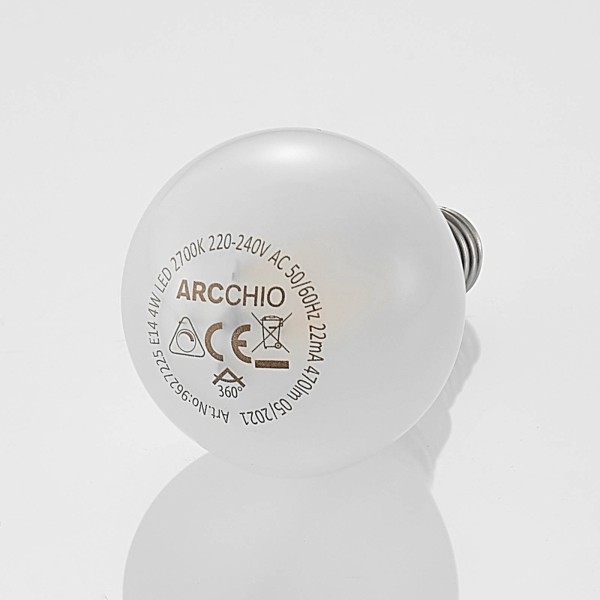 Arcchio led druppellamp e14 4w 2700k mat dimbaar 2 per set 2