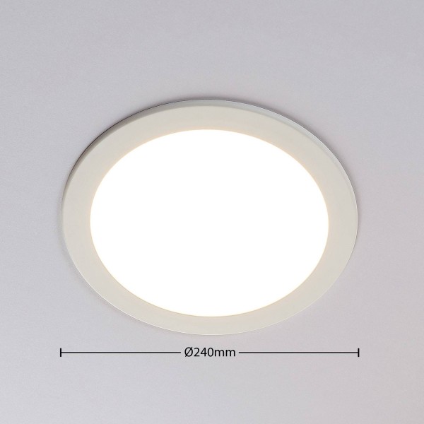 Arcchio led inbouwspot joki wit 3. 000k rond 24 cm 2