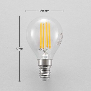 Arcchio LED lamp E14 P45 4W 2.700K helder 3-step-dimmer