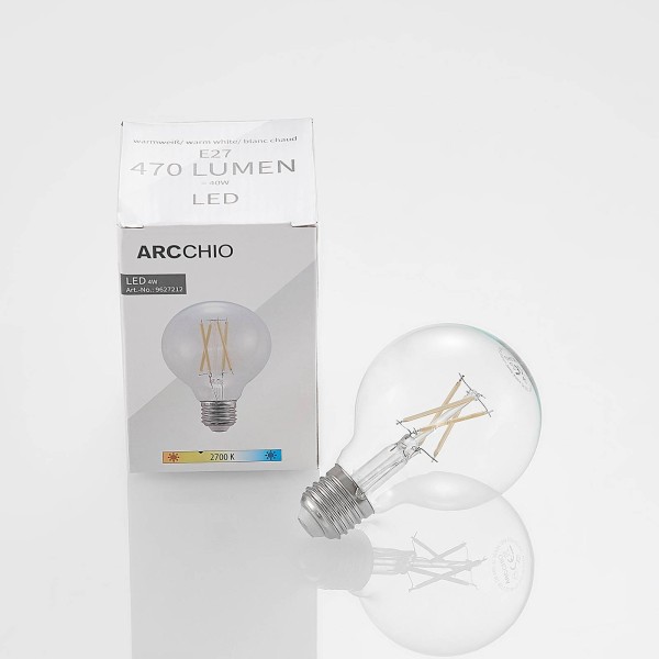 Arcchio led lamp e27 4w g80 2. 700k filament dimbaar helder 2