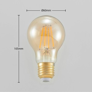 Arcchio LED lamp E27 6,5W 825 amber 3-Step-dimmer 2/set
