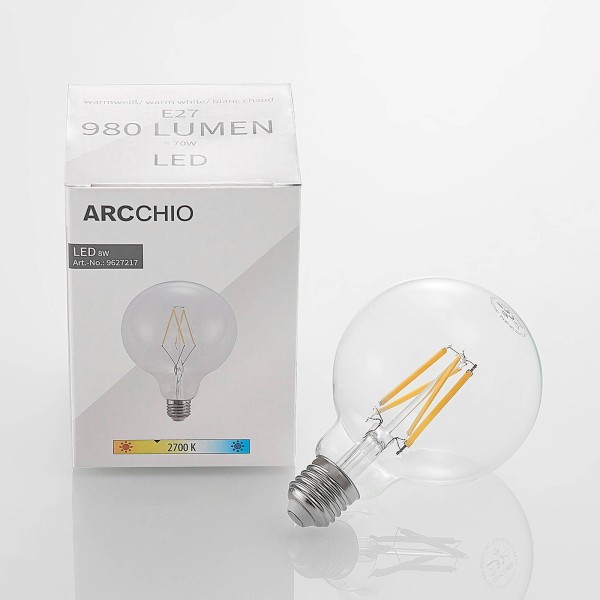 Arcchio led lamp e27 8w 2. 700k g95 bollamp filament 2