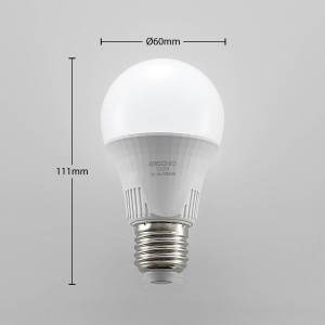 Arcchio LED lamp E27 A60 9W 3.000K 3-Step-dimbaar