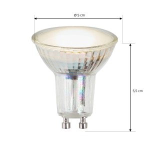 Arcchio LED reflector GU10 3,4W 3.000K 120° glas