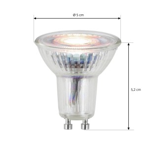 Arcchio LED reflector GU10 4,5W 3.000K 36° glas