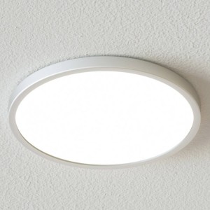 Arcchio Ronde LED plafondlamp Solvie, zilver