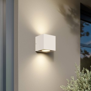Arcchio Tassnim LED buiten wandlamp wit 2-lamps